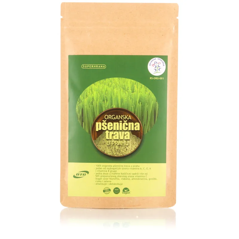 Pšenična trava u prahu (organski proizvod) 100 g Superhrana
