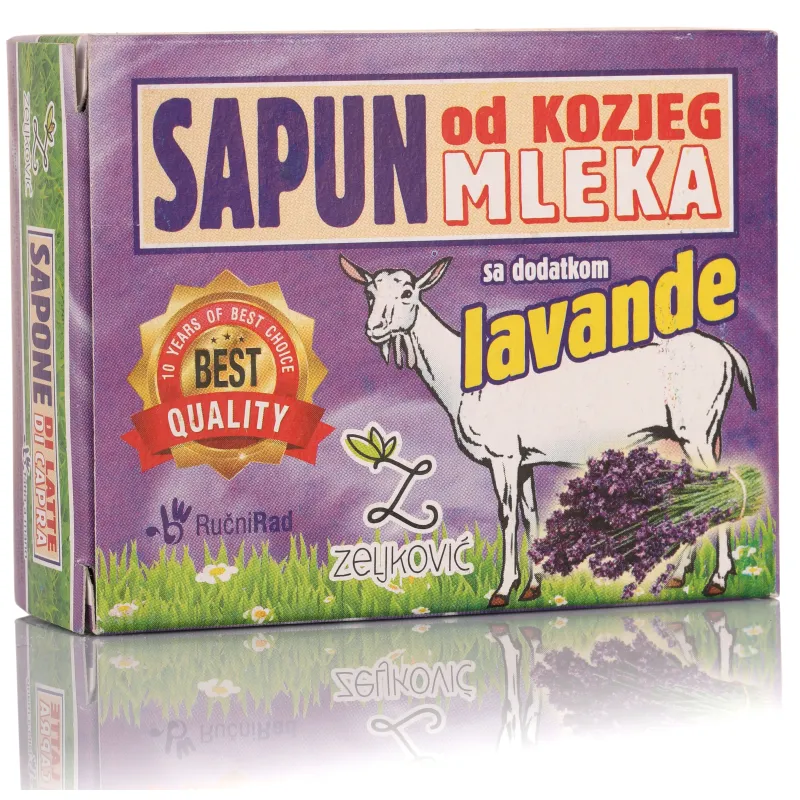 Sapun od kozjeg mleka sa dodatkom lavande 70 g Zeljkovic