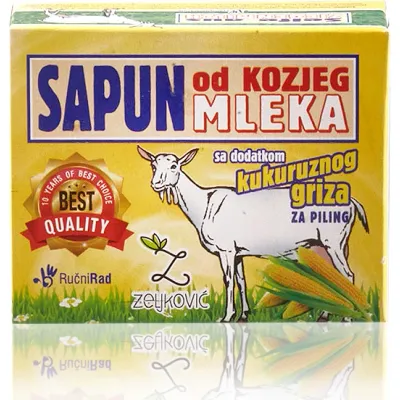 Sapun od kozjeg mleka sa kukuruznim grizom 70 g Željko Zeljković
