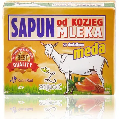 Sapun od kozjeg mleka sa medom 70 g Željko Zeljković