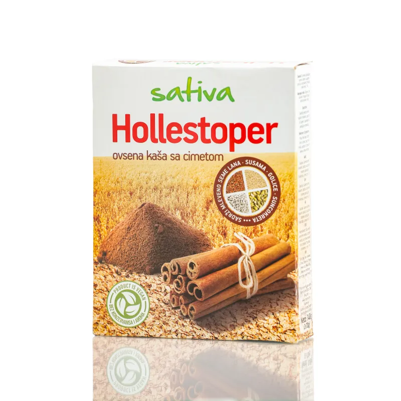 Sativa Hollestoper ovsena kaša sa cimetom 140 g Hyperic