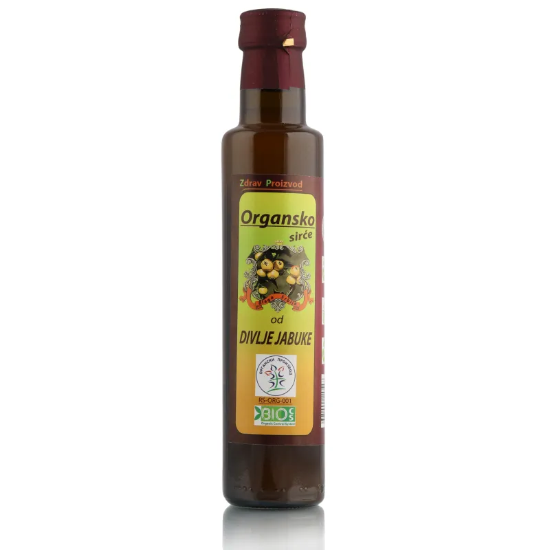 Sirće od divlje jabuke (organski proizvod) 250 ml Rašević