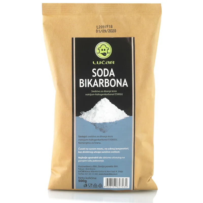 Soda bikarbona 500 g Lučar