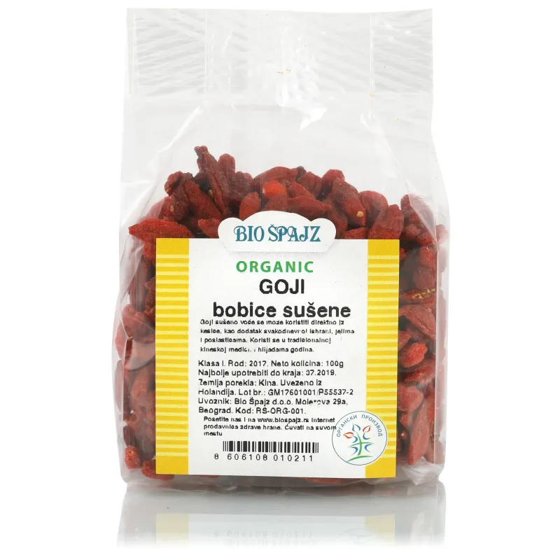 Sušene godži bobice (organski proizvod) 100 g Bio Špajz